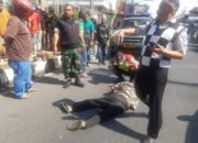 Lelaki Tidur di Jalan Martadinata Bikin Heboh