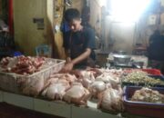 Hore, Harga Daging Ayam Di Pasar Singaparna Turun