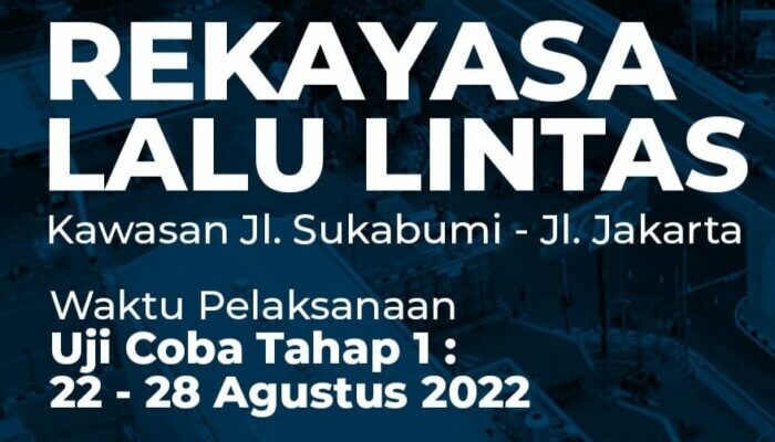 Dishub Kota Bandung Lakukan Uji Coba Rekayasa Lalu Lintas