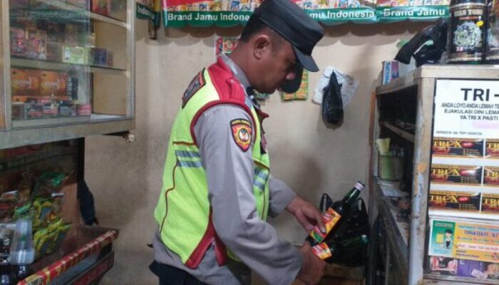 Miras Jadi Akar Keresahan, Polsek Cileunyi Sisir Warung Jamu