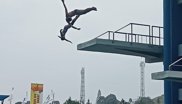 Cabor Loncat Indah Garut Raih Empat Emas Pada Porprov XIV/2022