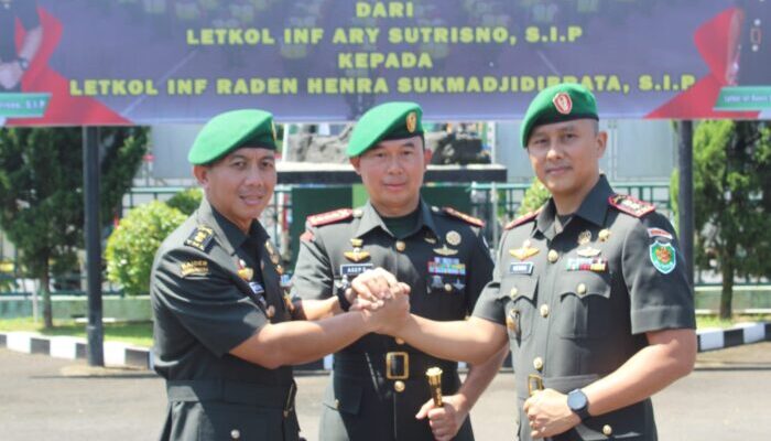 Letkol Inf Raden Henra Sukmadjidibrata Resmi Jabat Dandim 0612 Tasikmalaya