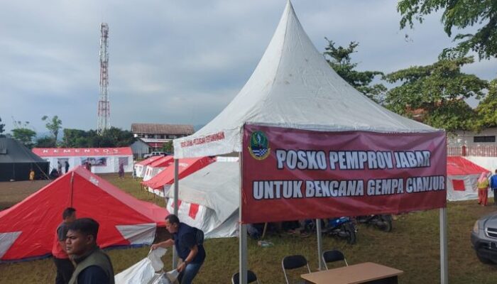 OPD Pemprov Jabar Dikerahkan Bantu Korban Gempa Cianjur, Dibangun 15 Posko