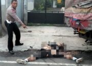 Lari Pagi, Terlindas Truk, Meninggal