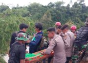 Gempa Cianjur, Dalmas Polres Tasik Bantu Evakuasi Korban di Cijendil Cugenang