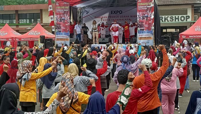 Kolaborasi ARWT-Senam RK Indonesia Juara di Tasik