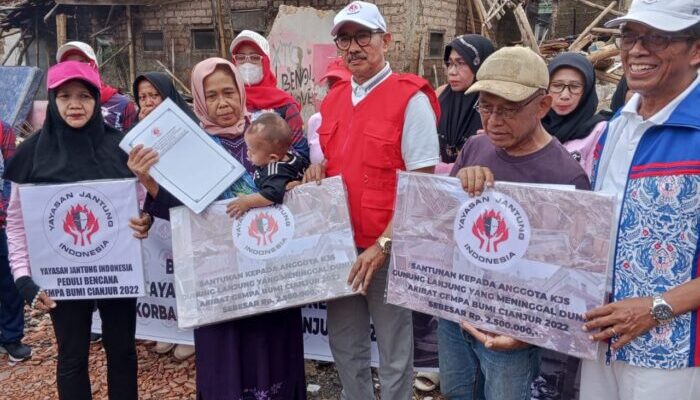 YJI Jabar Peduli Korban Gempa di Cianjur