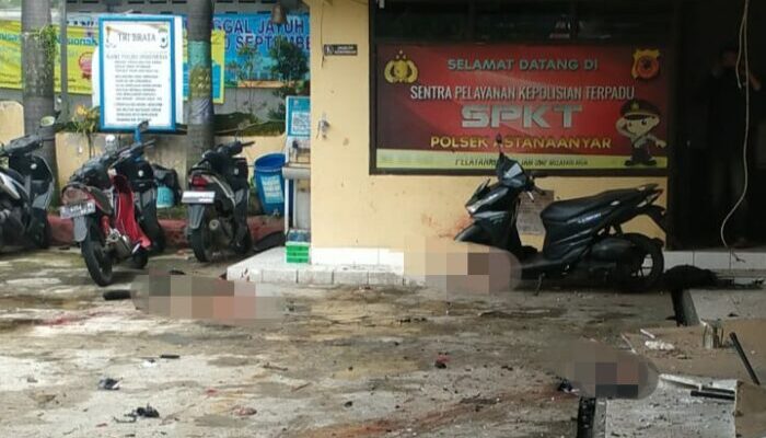 Pelaku Bom Bunuh Diri Tewas di Mapolsek Astanaanyar Kota Bandung