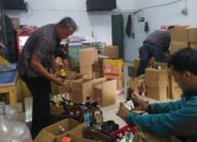 Widih, Satpol PP – Ormas Islam Temukan Seribu Botol Miras di Indihiang