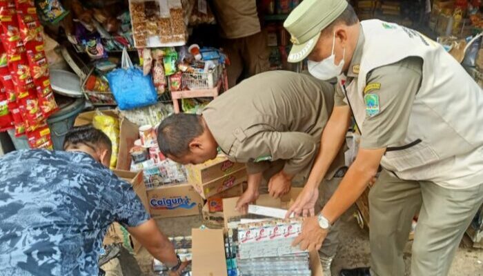 Petugas Gabungan Sita 18.940 Batang Rokok Ilegal di Majalengka