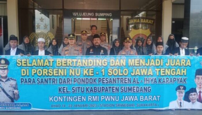 Bupati Dony Lepas Peserta Porseni NU di Solo