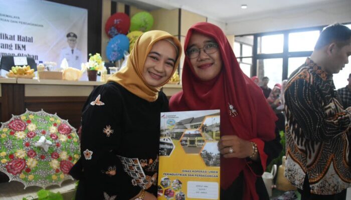 Seratus Pelaku IKM Dapat Sertifikat Halal Gratis dari Pemkot Tasik