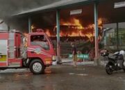 Sebuah Bus di Pul Budiman Tasik Terbakar, Kru Berhamburan