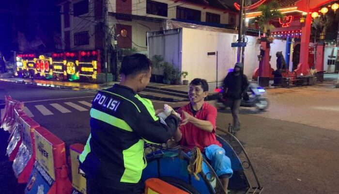 Polisi di Bogor Kota Lakukan Patroli Perut Lapar, Sisir Tukang Becak