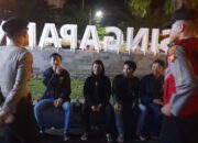 Polisi Peringati Remaja Nongkrong di Alun-alun Singaparna