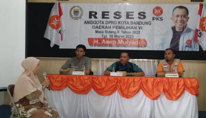 Wakil Rakyat Kota Bandung: Asep Mulyadi Serap Aspirasi Warga