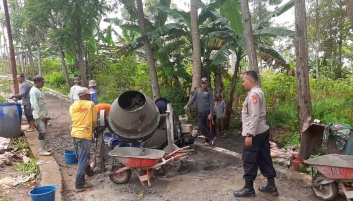 SUMEDANG: Cegah Penyimpangan Dana Desa, Bhabinkamtibmas Memantau