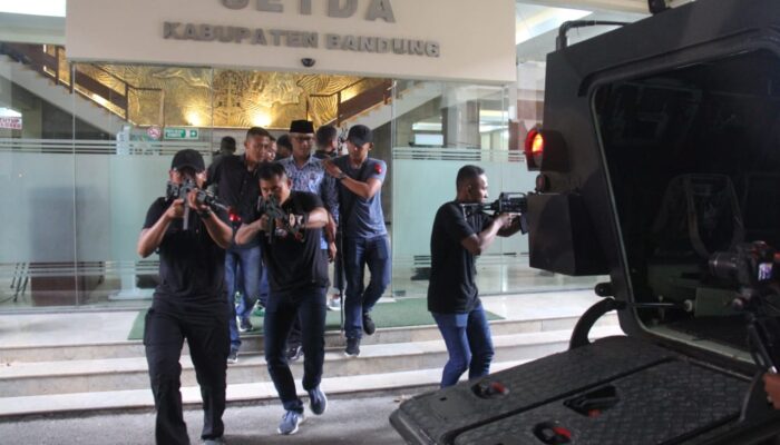 Begini Simulasi Latihan Pertempuran, Kodim 0624/Kab. Bandung