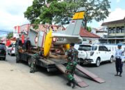 Pesawat Marchetti Mejeng di Taman Kota Tasik