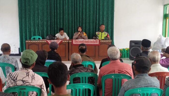 Bhabinkamtibmas Polsek Pamulihan Sumedang, Dorong Kapasitas Anggota Linmas