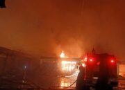 Pasar Salak Cineam Kebakaran, Barang Dagangan Ikut Hangus