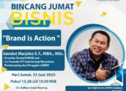 Bincang Jumat Bisnis Edisi 23 Juni 2023 Kupas Pentingnya Branding