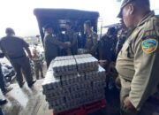 Tim Gabungan Gerebek Sebuah Gudang di Kota Tasik, Ada Miras 9.432 Botol