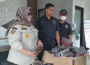13 Ribu Batang Rokok Tanpa Pita Cukai dari Bojonggambir, Disita Satpol PP