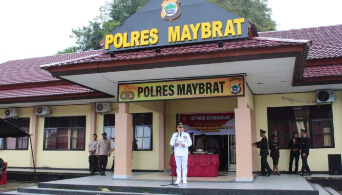 Catatan Sejarah 2023, Polres Maybrat Gelar Upacara Peringatan Hari Bhayangkara 