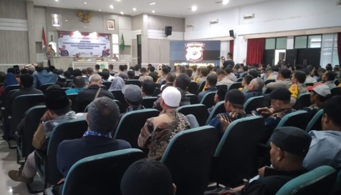 Pastikan Kinerja Polisi RW, Polres Tasikmalaya Kumpulkan Ratusan Ketua RW