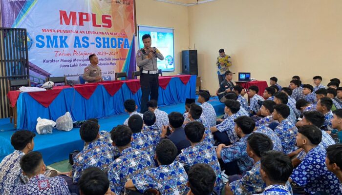 Operasi Patuh Lodaya, Diisi Edukasi Siswa SMK As Shofa