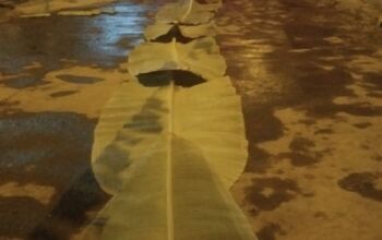 Warga Madewangi tumpah ruah memenuhi jalan raya untuk memasak nasi liwet sebanyak 17 kastrol, malam ini.***