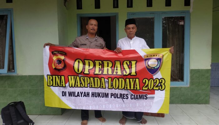 Anggota Polres Ciamis Jejali Warga Soal Pencegahan Paham Radikalisme, Anti Pancasila dan Intoleran