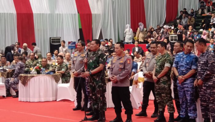 Pengabdian TNI-Polri Untuk Indonesia Maju Dipusatkan di Tasik