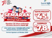 Promo HUT ke-78 RI dari bank bjb, Cek Nih Daftarnya!