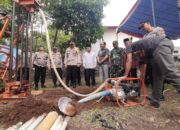 Kesulitan Air Bersih, Polres Tasik Bikin Sumur Bor