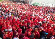 CIANJUR: Haornas, Puluhan Ribu Orang Ikuti Jalan Sehat Merah Putih