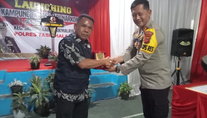 Kampung Narkoba Polres Tasikmalaya Juara Tingkat Priangan