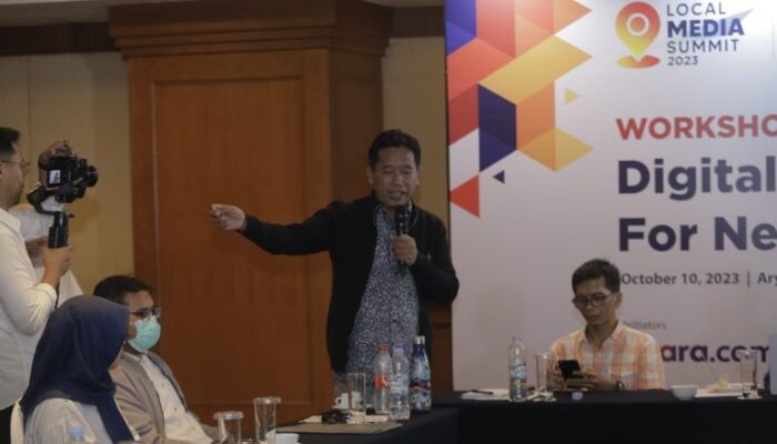 USAGM Workshop Digital Security for Newsroom Dikupas di Pre Event Local Media Summit 2023