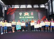 2.457 Peserta Lari HUT Ke-78 Infanteri Dilepas Danpussenif