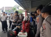 Jelang Pengamanan Pemilu 2024, Polres Tasik Periksa Seluruh Kendaraan Operasional