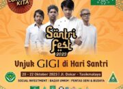 Santri Fest Tasikmalaya Band Gigi Balik ke Tasik, Catat Jadwalnya