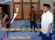 SUMEDANG: Lolos Seleksi, Adi Dilantik Jadi Sekdes Narimbang