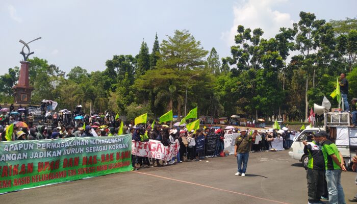 Inilah Pemicu SBSI ’92 Demonstrasi ke Kantor Bupati Tasikmalaya