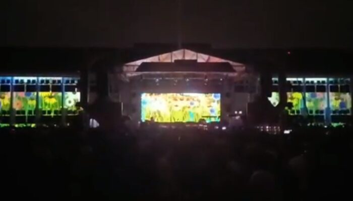 Gabungkan Laser dengan Video Mapping di Puncak HUT ke-22 Kota Tasik