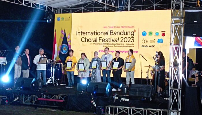 SUKSES: International Bandung Choral Festival 2023, BNN RI Gelorakan Semangat Anti Narkoba