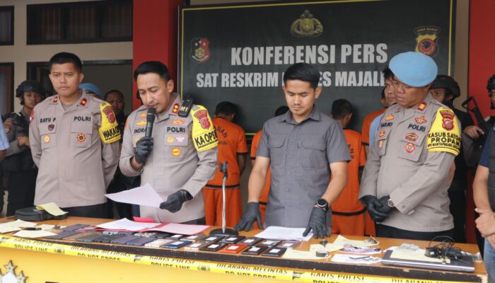 Kasus Pencurian dengan Pemberatan di Majalengka Diungkap Polisi