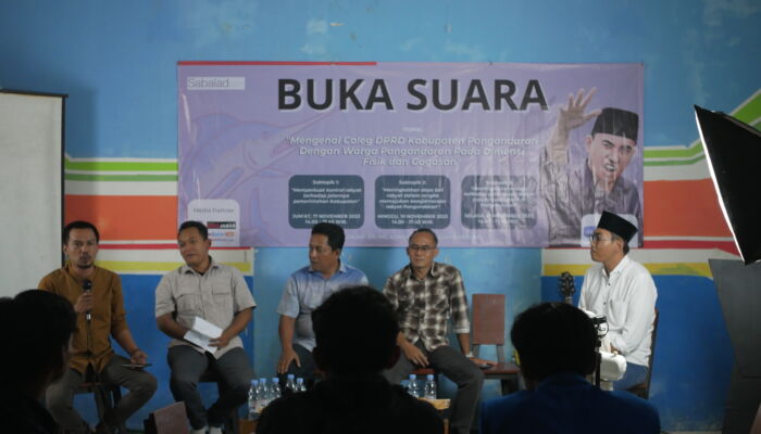 Komunitas Belajar Sabalad Gelar “Buka Suara” Jelang Pemilu 2024
