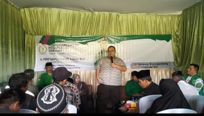 Pepep Saepul Hidayat Ajak Masyarakat Gunakan Hak Pilih Saat Pemilu