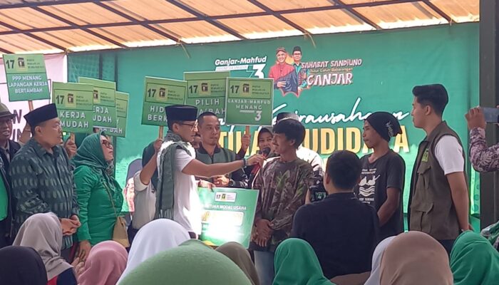 Sandiaga Uno Sapa Lumbung Suara PPP di Tasikmalaya